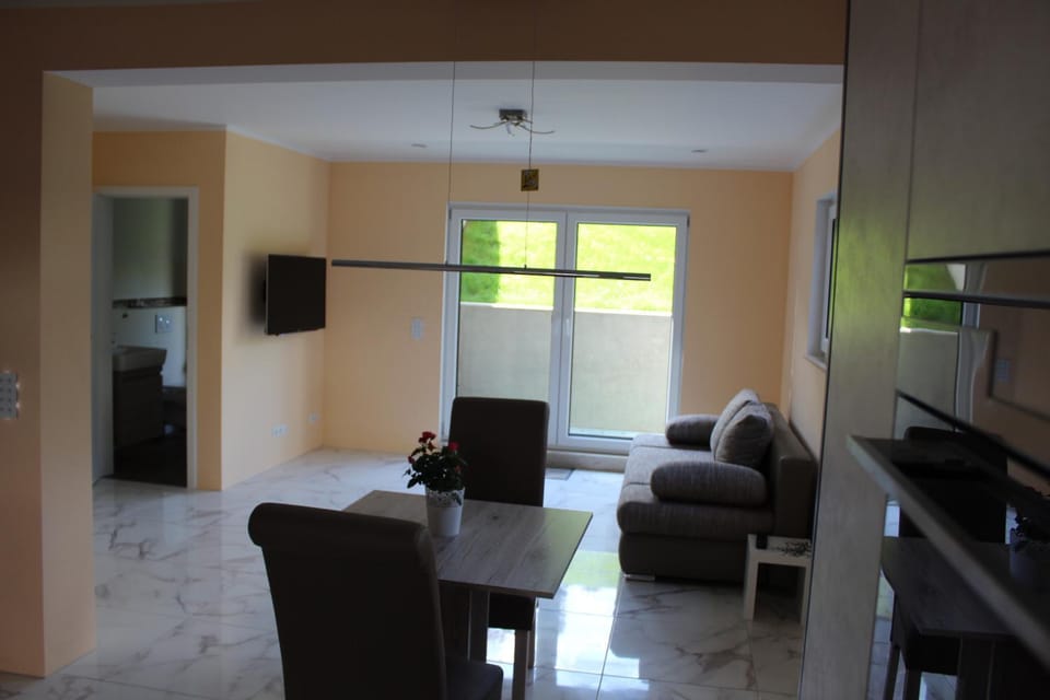 Living room, Seating area, Dining area