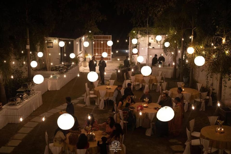 Night, Banquet/Function facilities, Garden view