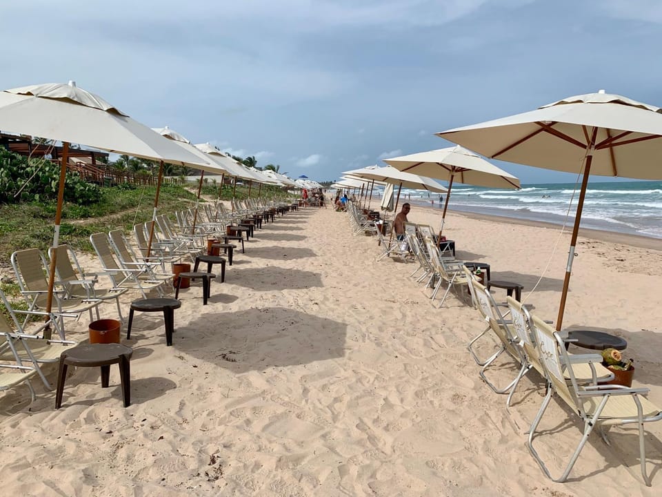 Beach, sunbed