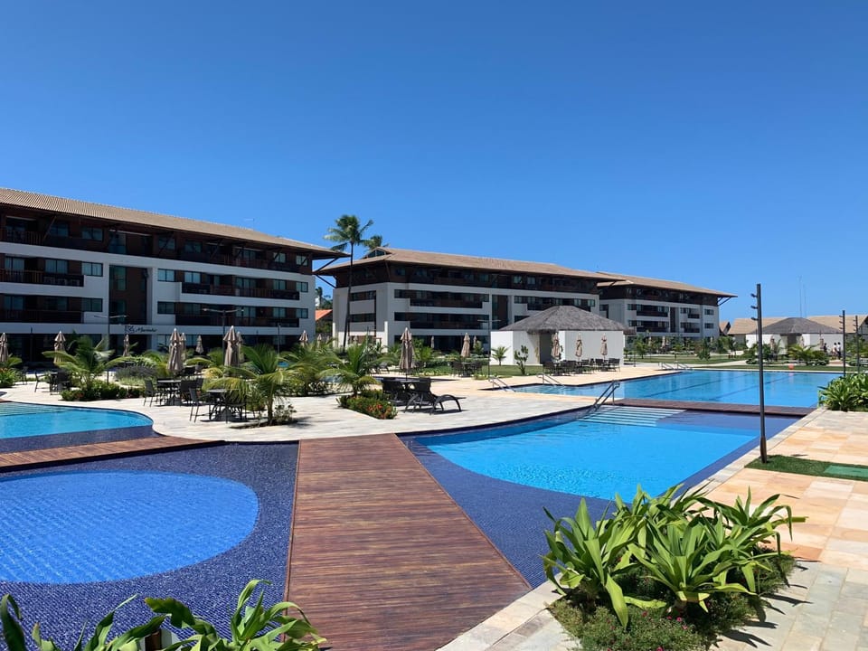 Property building, Pool view, Swimming pool, sunbed