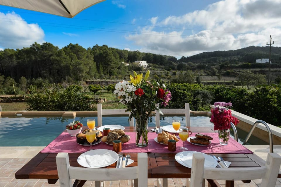 Natural landscape, Garden, Swimming pool