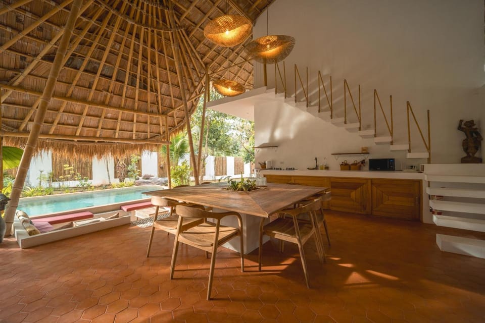 Living room, Dining area, Pool view, Swimming pool