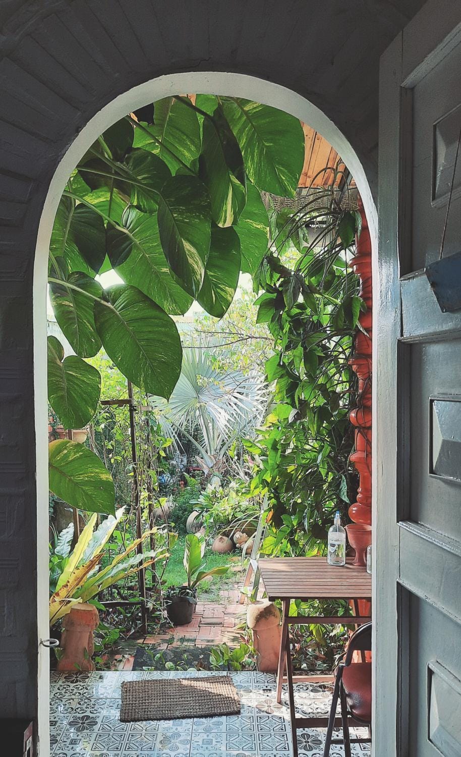 Patio, Spring, Day, Garden, Garden, View (from property/room), Dining area, Garden view