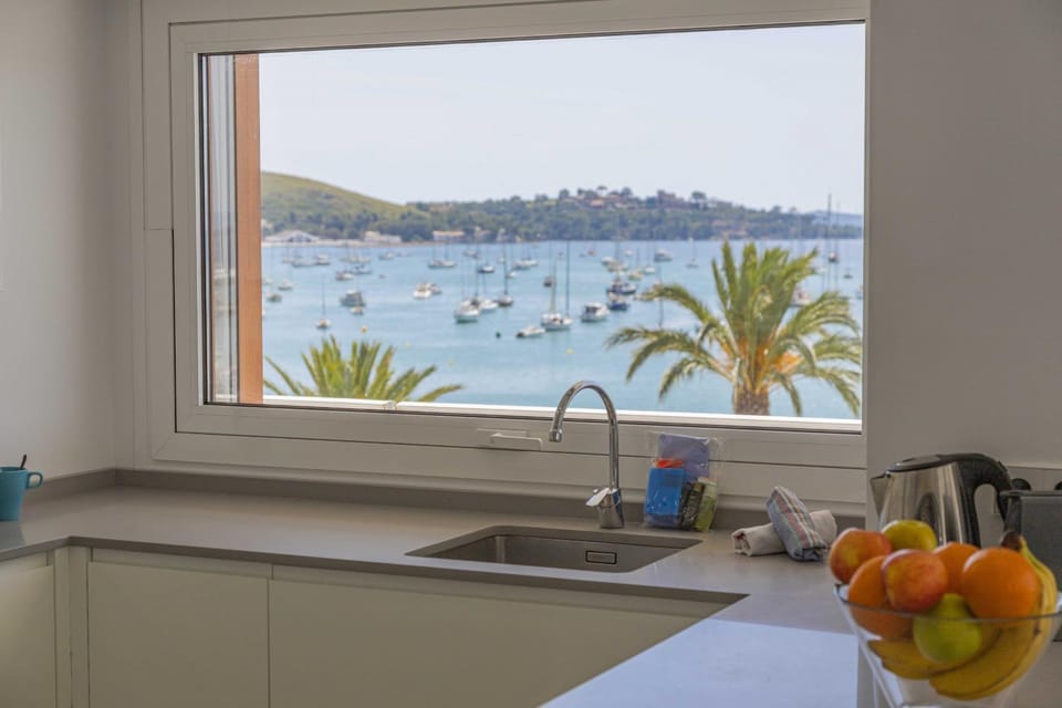 Natural landscape, Kitchen or kitchenette, Sea view