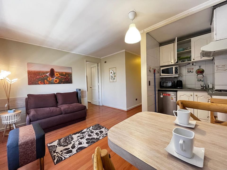 Kitchen or kitchenette, Living room