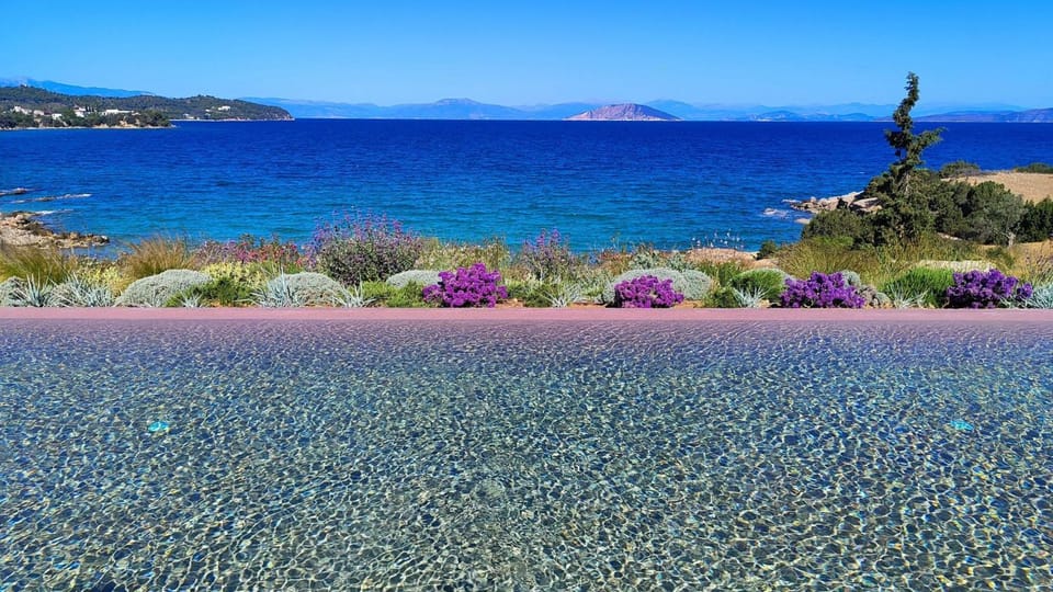 Nearby landmark, Spring, Day, Natural landscape, Beach, Mountain view, Sea view, Swimming pool