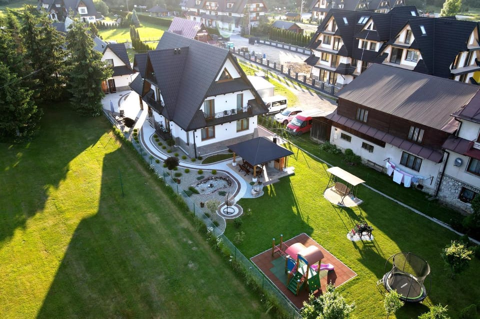 Bird's eye view, Children play ground, Garden