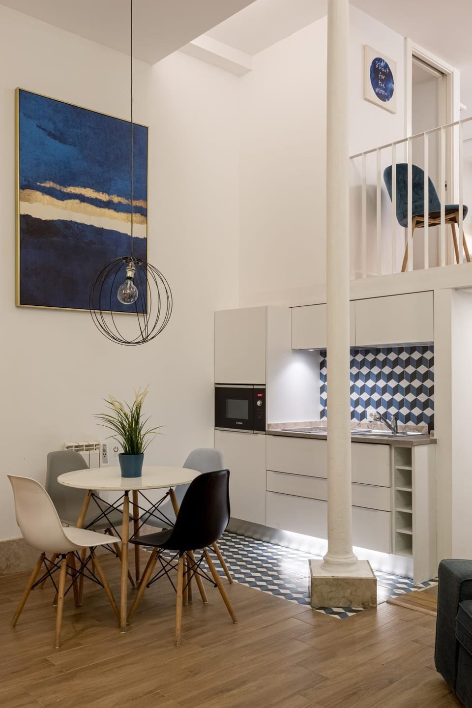 Arroios Urban Escape with Mezzanine Apartment in Lisbon