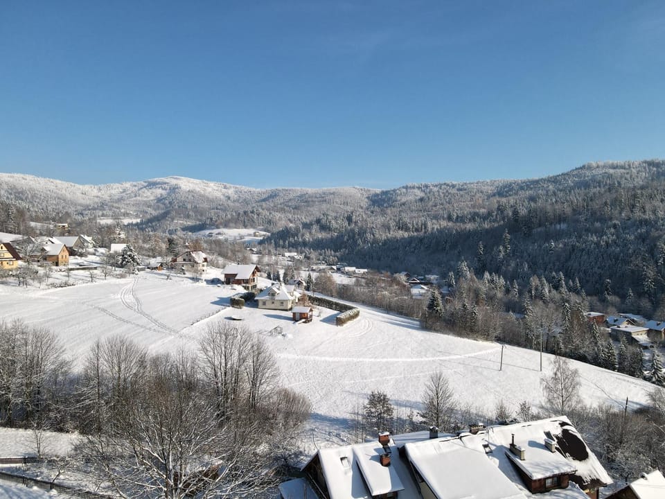 Day, Winter, Mountain view