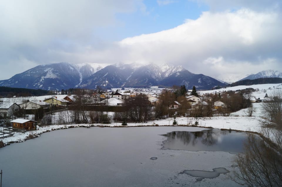 Natural landscape, Winter, Lake view