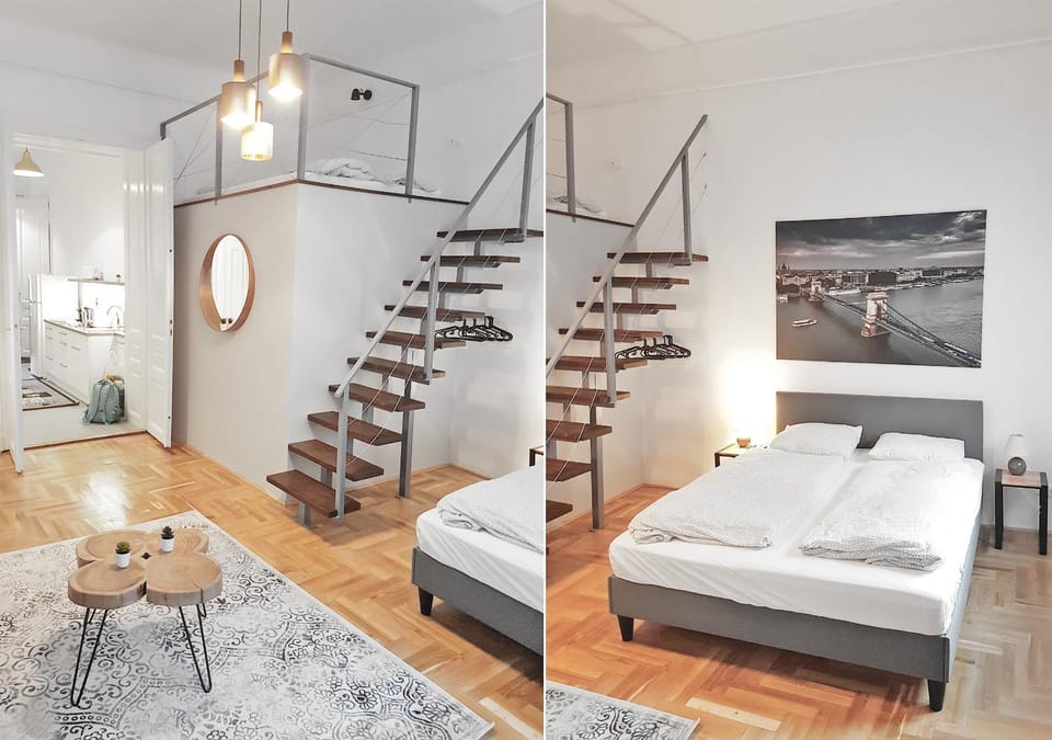 Luxury new apartment with gallery at Dob street nearby Gozsdu court Apartment in Budapest