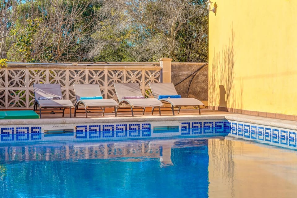 Property building, Living room, Swimming pool