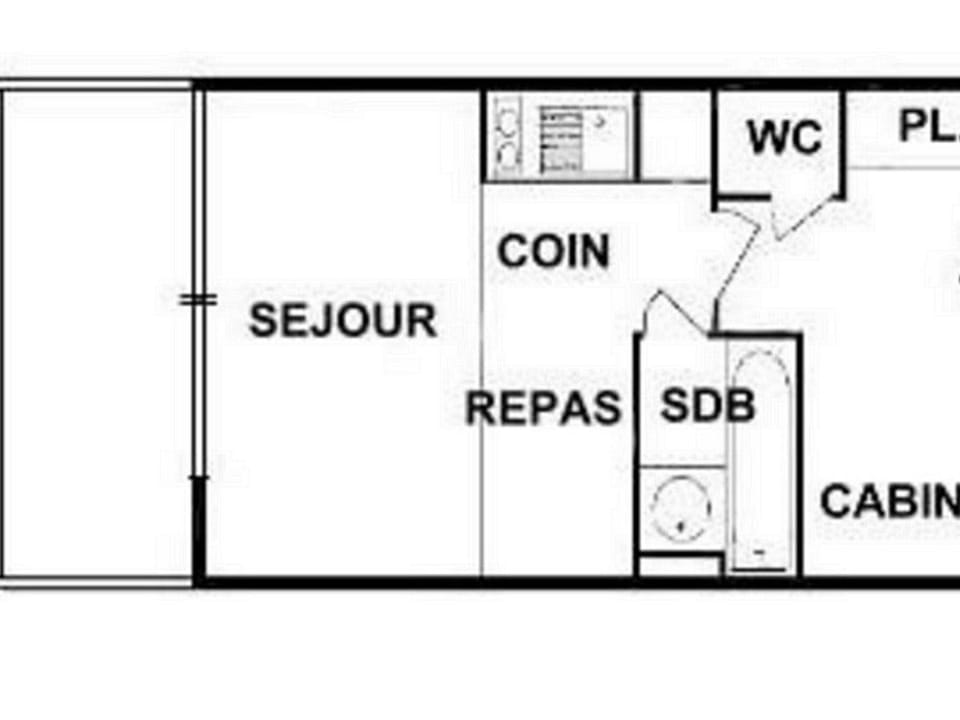 Charmant studio cabine avec balcon et vue sur pistes - FR-1-293-288 Cabin in Villard-sur-Doron