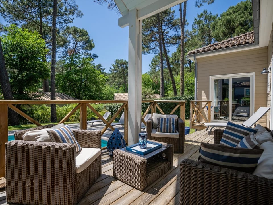 Villa à Biscarrosse avec piscine chauffée et jardin pour 6 personnes - FR-1-521-93 House in Biscarrosse