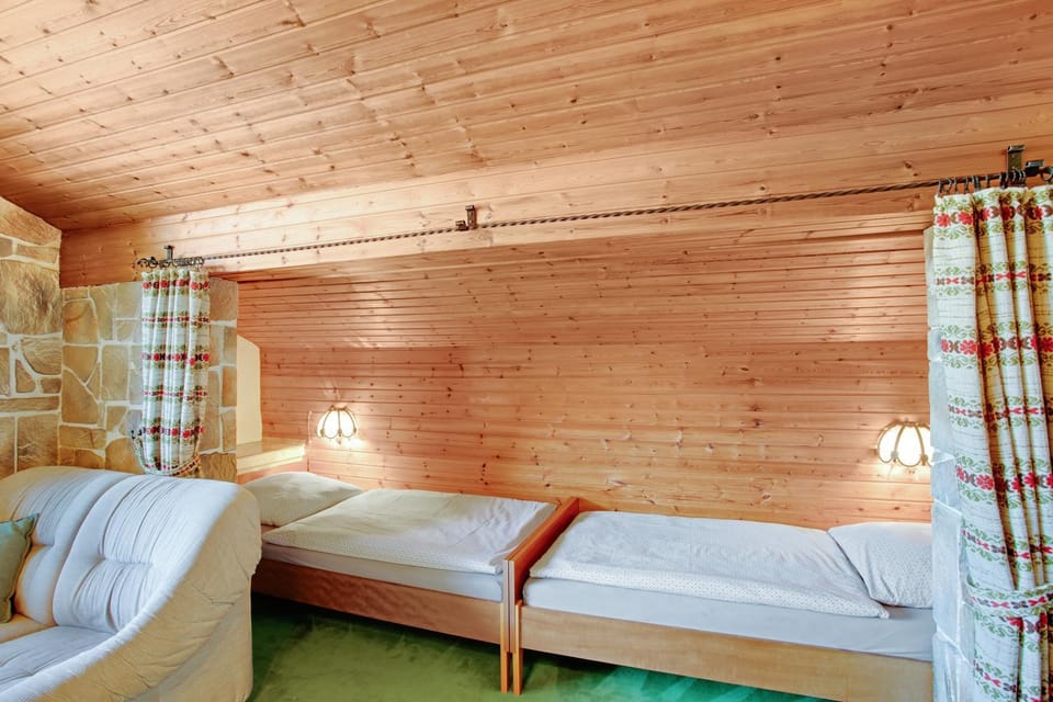 Property building, Living room, Bedroom