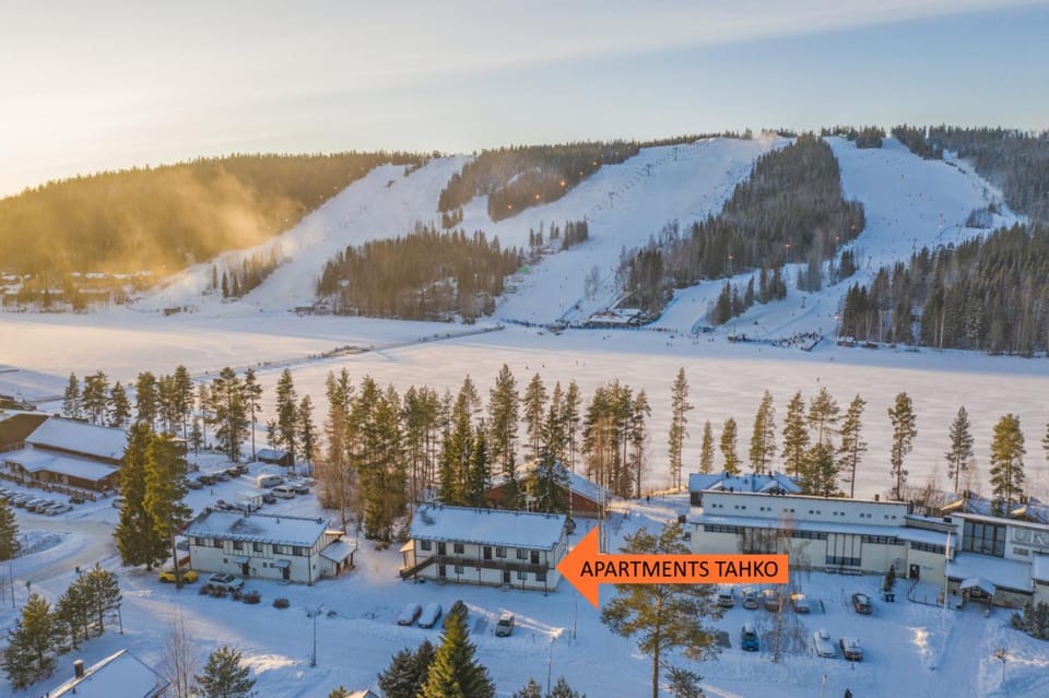 Bird's eye view, Winter, Lake view, Mountain view