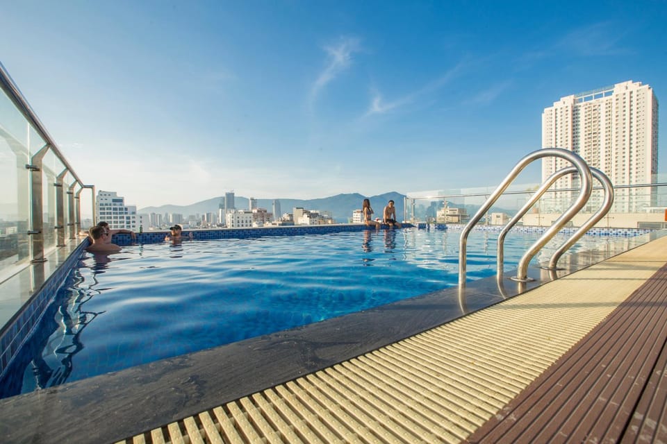 Swimming pool, Swimming pool, Sunset