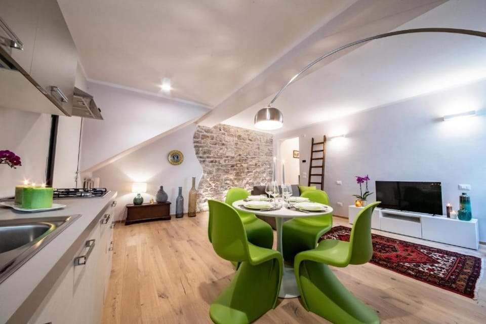 TV and multimedia, Kitchen or kitchenette, Living room, Seating area, Dining area, minibar, stove