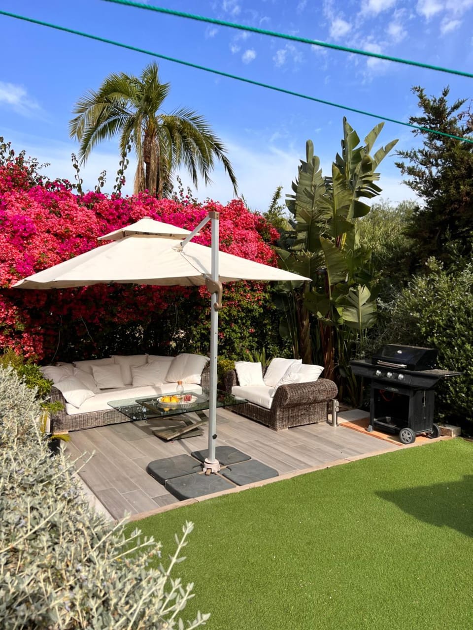 Patio, BBQ facilities, Garden view