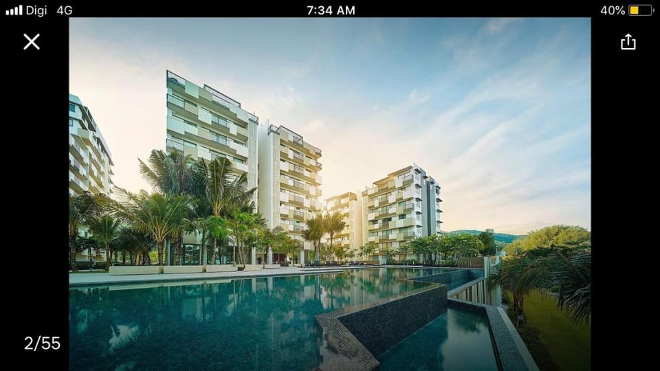 By the sea Duplex penthouse baby Apartment in Batu Ferringhi, Penang, Malaysia