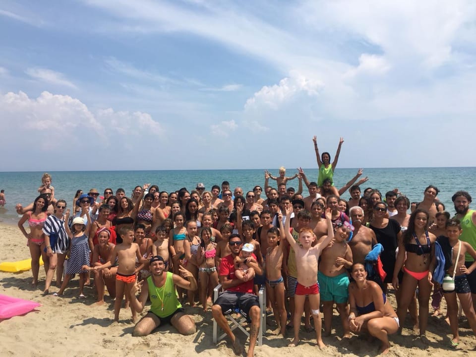 Beach, Evening entertainment, Sea view, children, group of guests