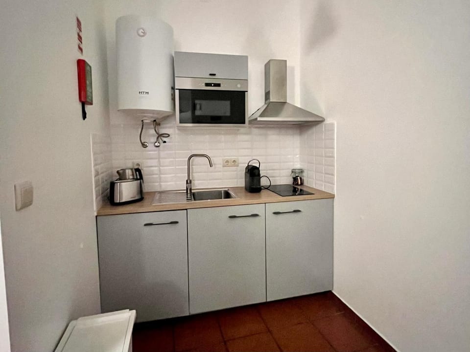 Coffee/tea facilities, Kitchen or kitchenette, minibar, stove, toaster