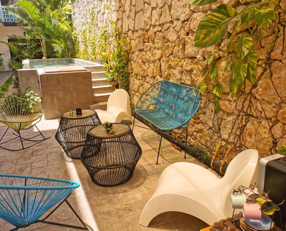 Seating area, Garden view, Pool view