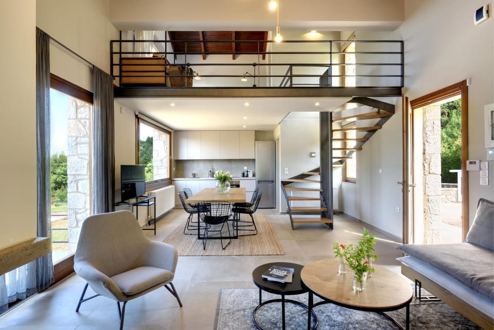 Living room, Bedroom, kitchen
