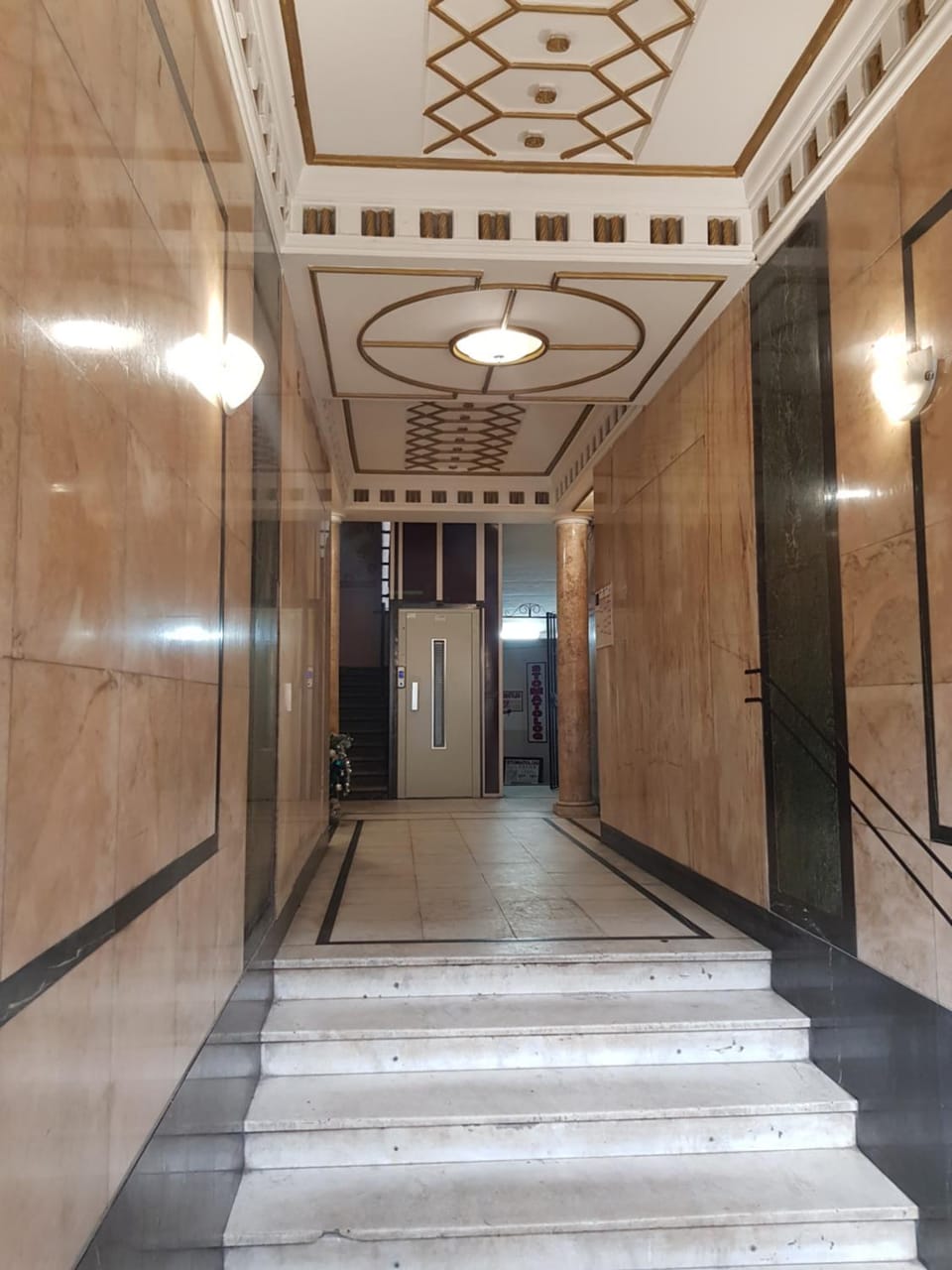 Property building, elevator