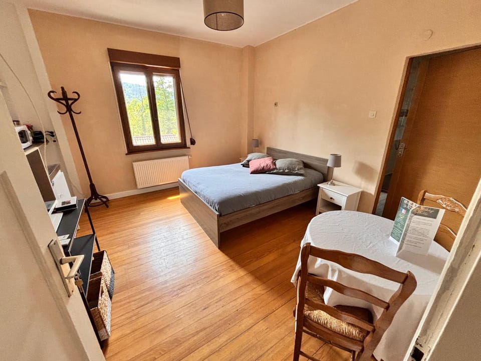 Bed, Photo of the whole room, Seating area, Bedroom