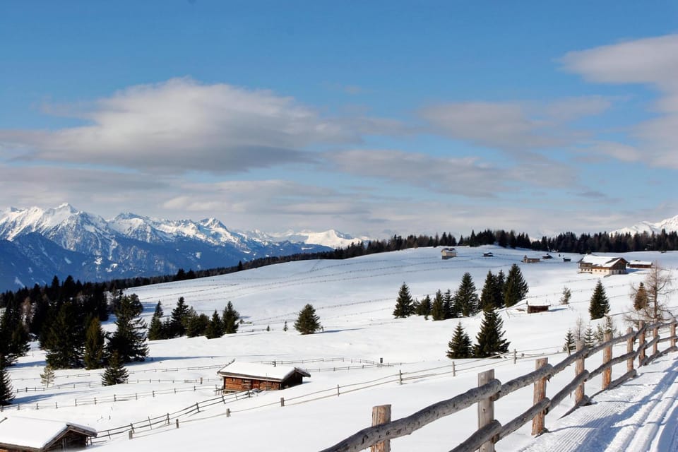 Natural landscape, Winter, Mountain view