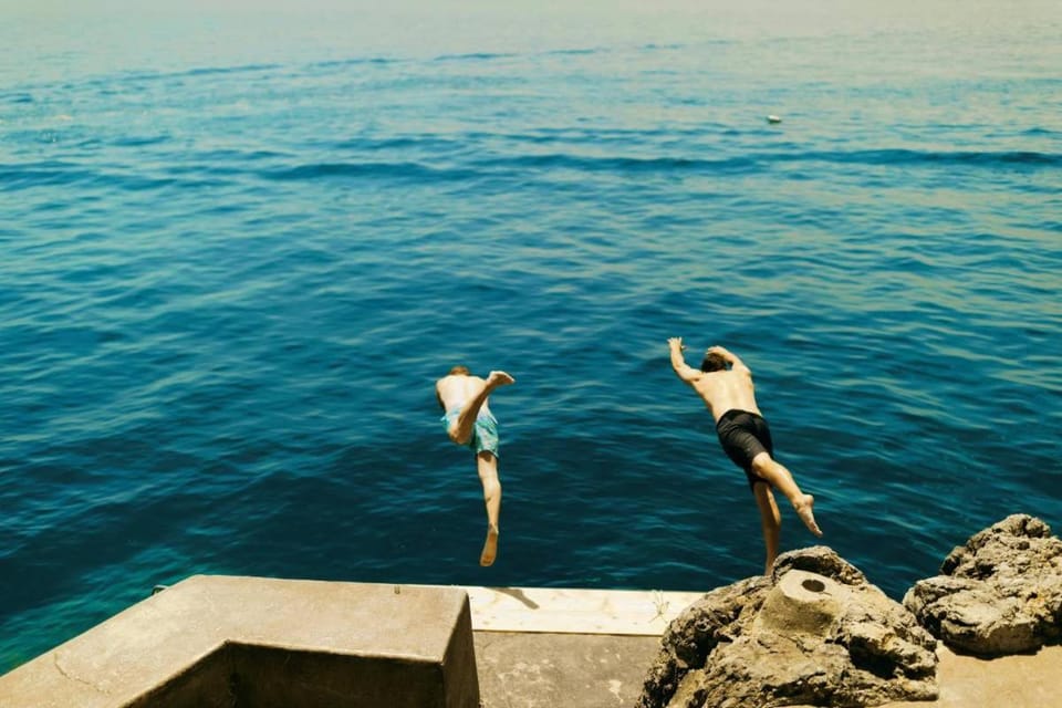 People, Natural landscape, Beach, Sea view