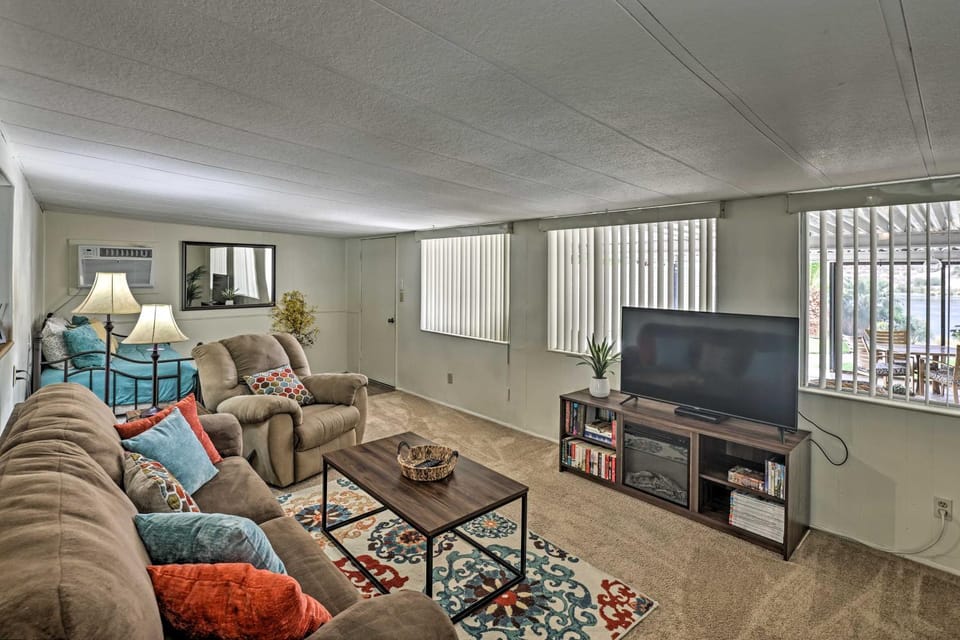 Restful Riverfront Retreat w/ Private Dock + Patio House in Bullhead City