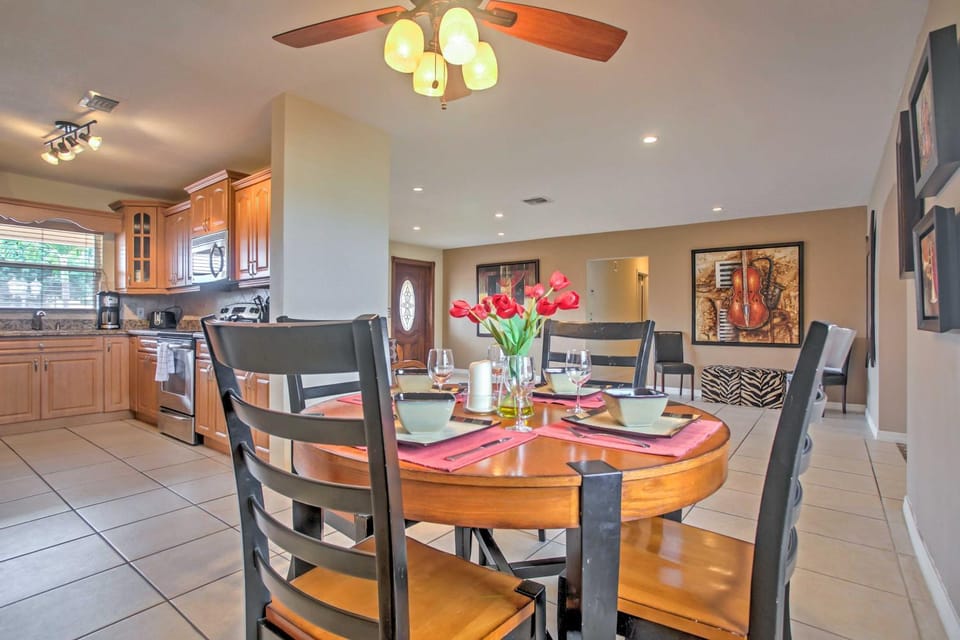 Tropical Cape Coral Home w/ Private Dock on Canal! House in Cape Coral
