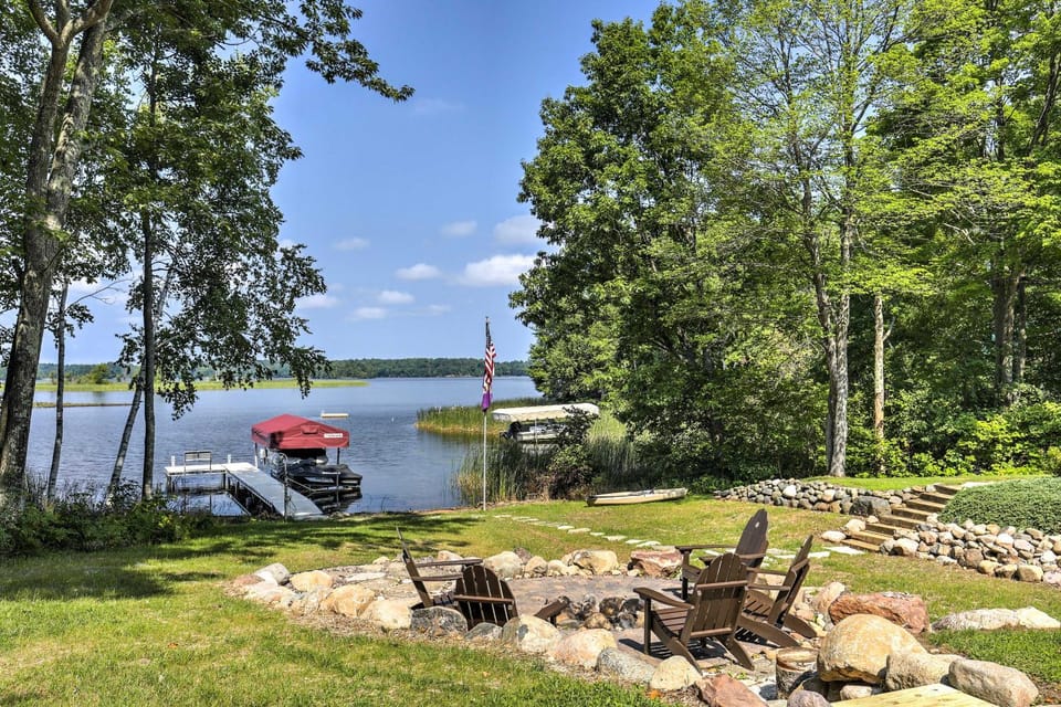Swim, Hike, Relax: Lakefront Hayward Home w/ Deck! House in Wisconsin