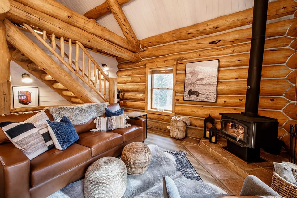Remodeled Fairplay Log Cabin w/ Wood-Burning Sauna Cabin in Park County