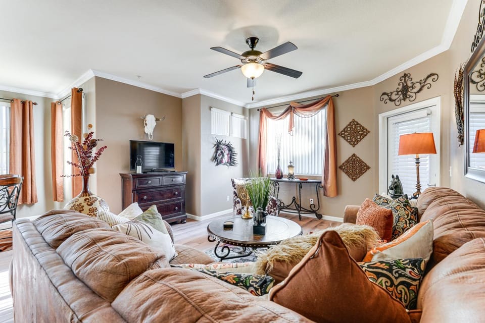 Patio & Resort Perks: Gated Gilbert Condo House in Gilbert