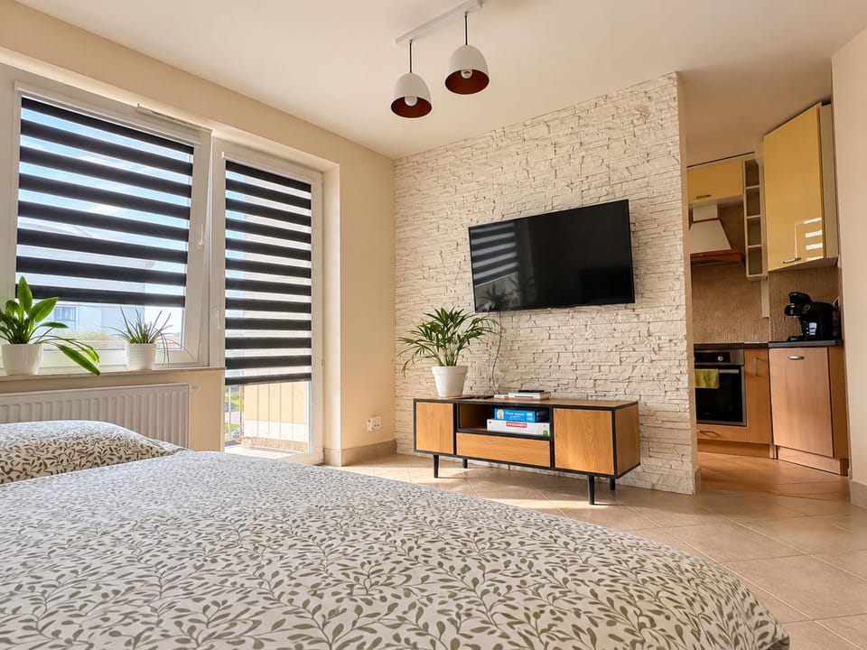 Bed, TV and multimedia, Photo of the whole room, Evening entertainment, Bedroom