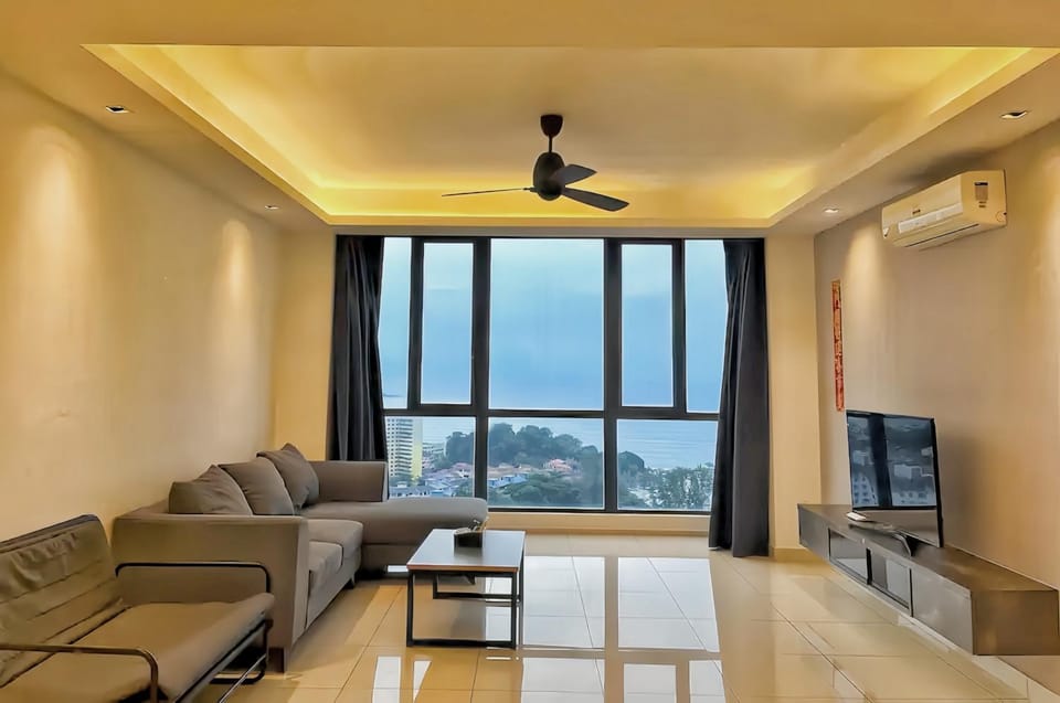 Living room, Seating area, air conditioner