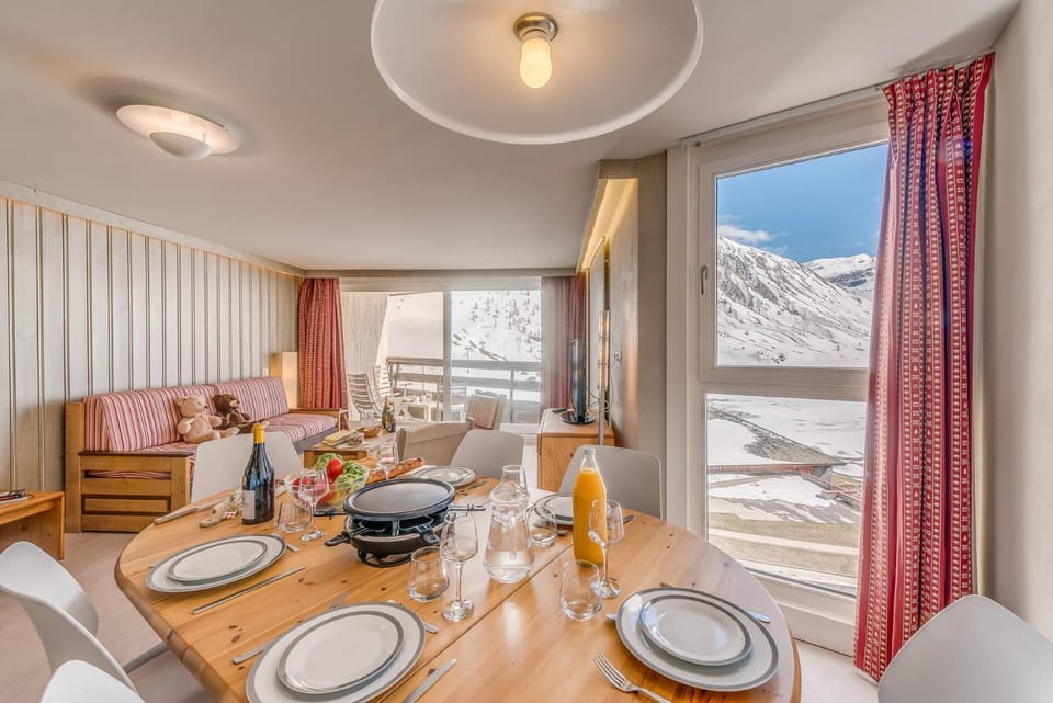 Résidence Palafour - 3 pièces renové 3 - familial, spacieux - 2 salle de bain/douche - balcon vue lac MAE-3381 Apartment in Tignes