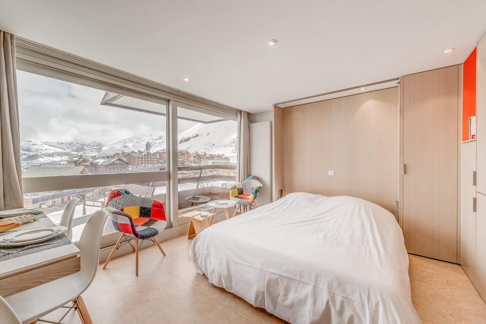 Résidence Palafour - Complètement rénové en 2018, élégant 2 pièces confort moderne - balcon - vue Grande Sassière MAE-3390 Apartment in Tignes