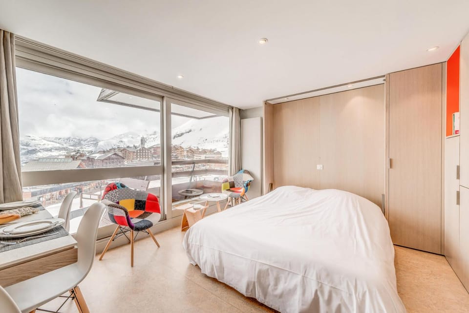 Résidence Palafour - Complètement rénové en 2018, élégant 2 pièces confort moderne - balcon - vue Grande Sassière MAE-3390 Apartment in Tignes