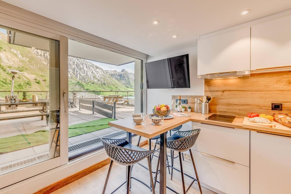 Résidence Palafour - Studio chaleureux, terrasse vue lac MAE-3398 Apartment in Tignes