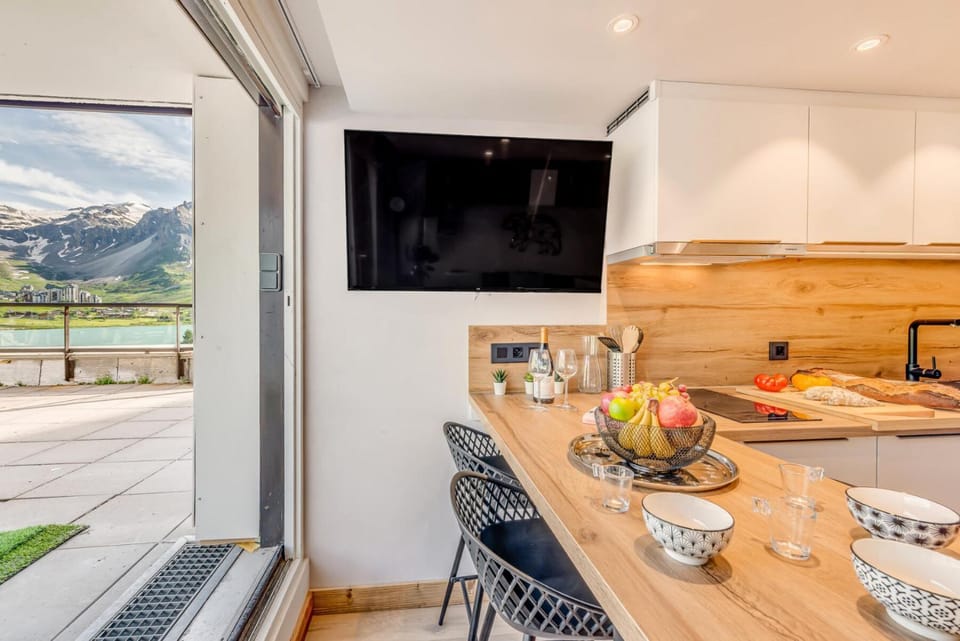 Résidence Palafour - Studio chaleureux, terrasse vue lac MAE-3398 Apartment in Tignes