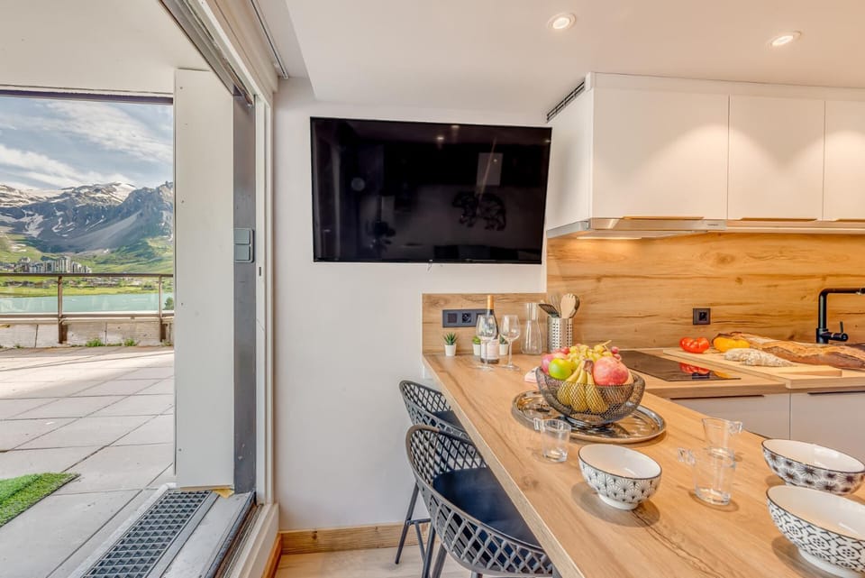 Résidence Palafour - Studio chaleureux, terrasse vue lac MAE-3398 Apartment in Tignes