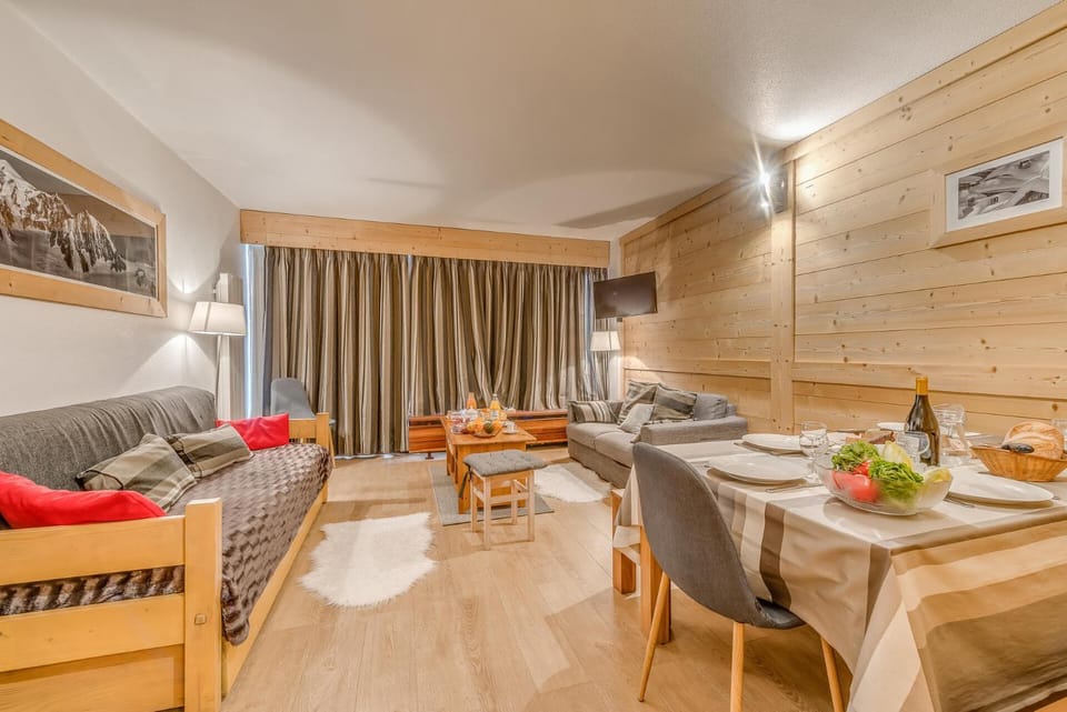 Résidence Bec Rouge - Appartement rénové 3, ski au pied, vue lac MAE-3464 Apartment in Tignes