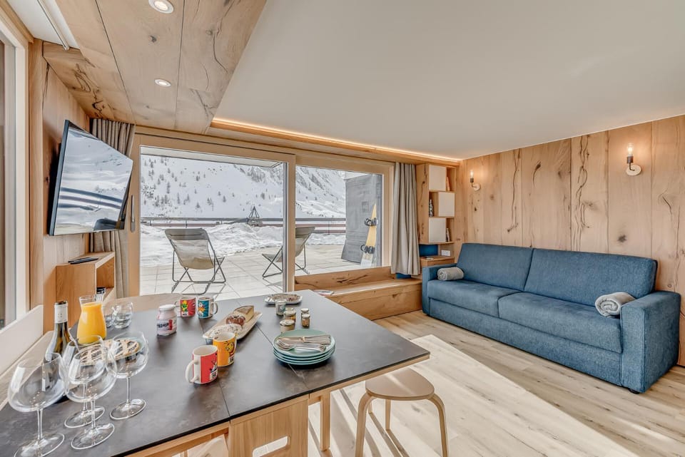 Résidence Palafour - Rénovation et confort moderne pour ce studio avec terrasse vue lac MAE-3731 Apartment in Tignes