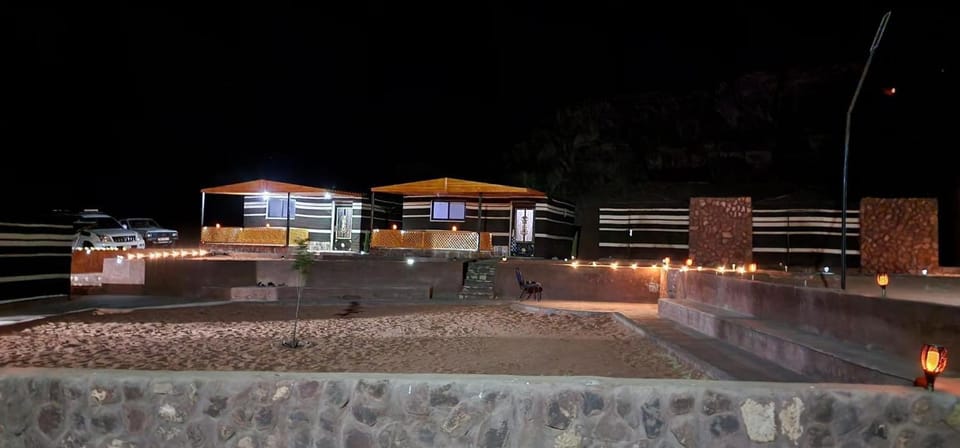 Property building, Patio, Night