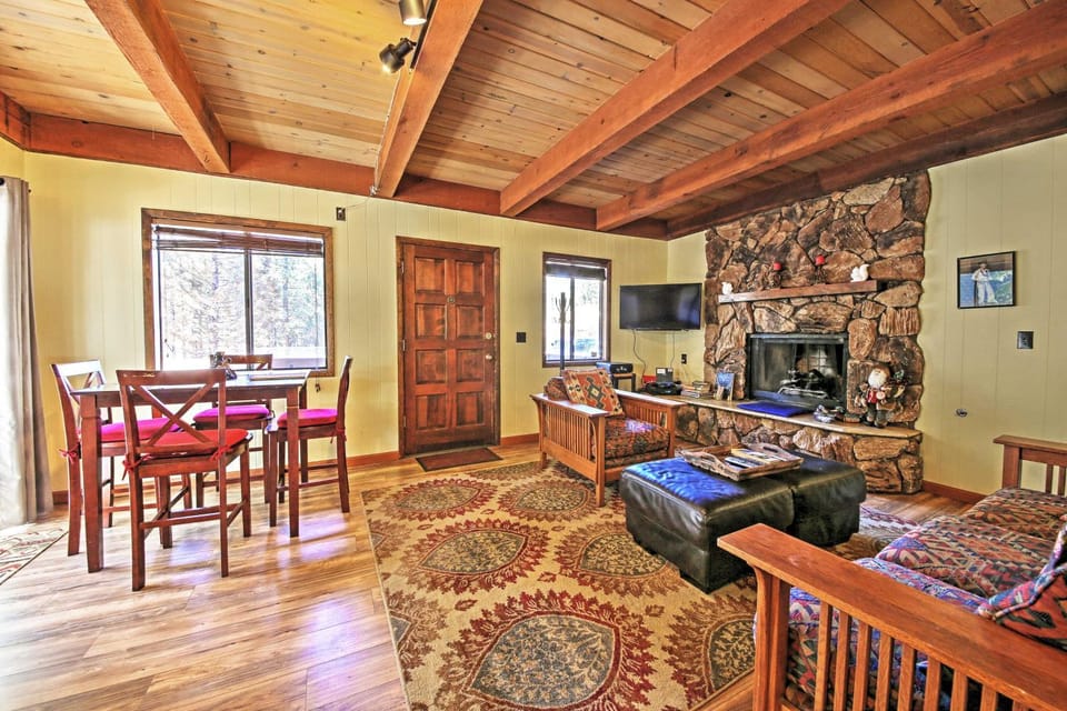 Big Bear Cabin w/ Fenced Yard: 4 Mi to Snow Summit Cabin in Big Bear