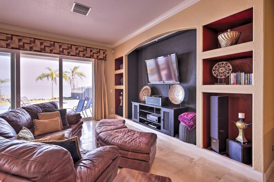 Riverfront Titusville Home w/ Pool + Pickleball! House in Titusville